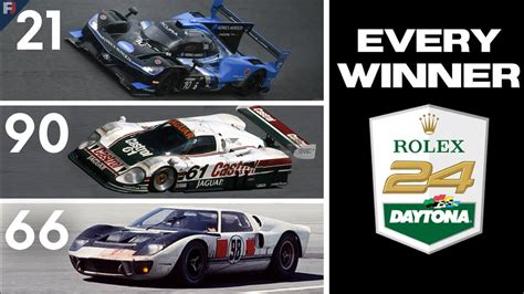 Daytona 24 Hour Winners ( 1966 - 2022 ) - YouTube