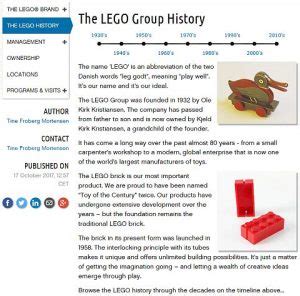 Great info & photos at new LEGO History site