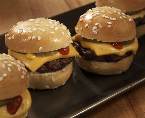 Black Angus Mini Cheeseburgers (Sliders) - Kabobs - buy / order online