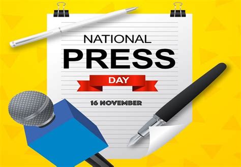 National Press Day observed on 16 November