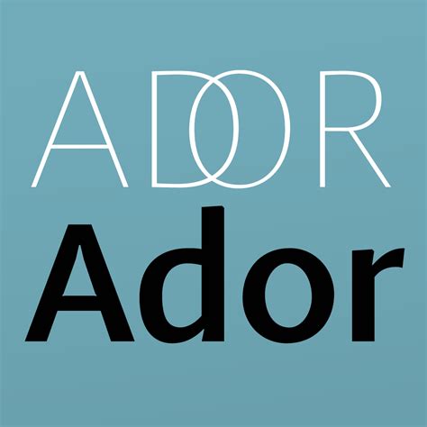 Ador Bold: Desktop & Web Fonts | I Love Typography