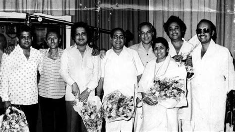 Times when Lata Mangeshkar, Mohammed Rafi, Mukesh, and Kishore met ...