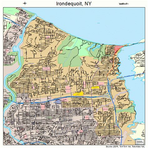 Irondequoit New York Street Map 3637737