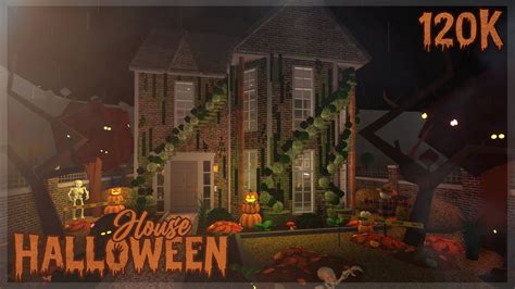 Spooky Halloween House | Speed Build | Bloxburg - YouTube