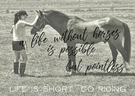 LET'S RIDE quote Photograph by Dressage Design - Fine Art America