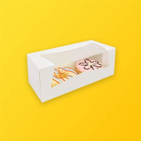 White Bakery Boxes with Window | Silver Edge Packaging