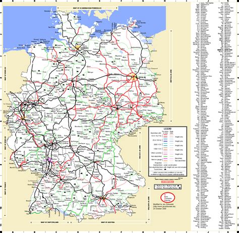 Deutsche Bahn Route Map