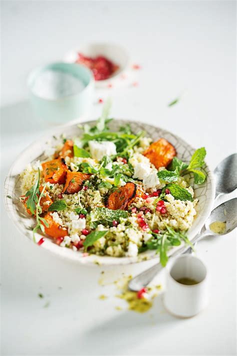 Herby Couscous, Butternut and Feta Salad by Siba Mtongana - Lets Cook That Book