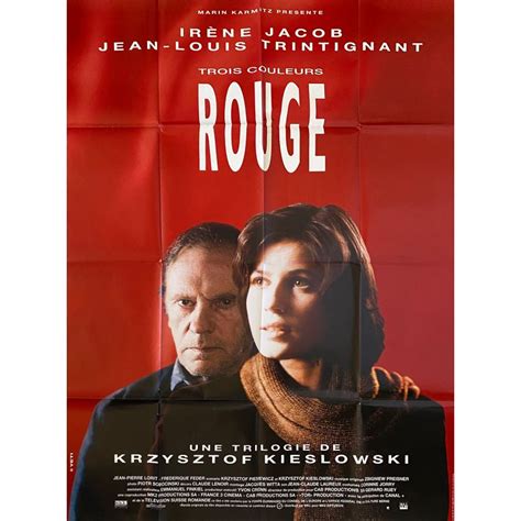 THREE COLORS - RED French Movie Poster - 47x63 in. - 1994