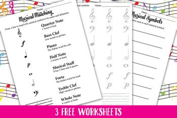 Beginning Musical Notation Worksheets by rezzougui teacher | TPT