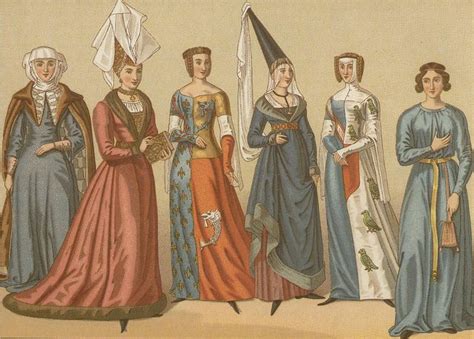 french royalty and nobility 12th thru 14th centb | Middle age fashion, Medieval clothing ...