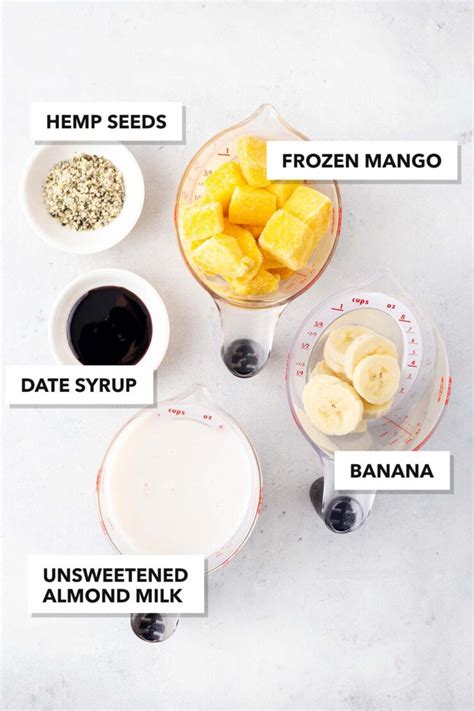 Mango Smoothie (Dairy-Free) - Smoothies and Shakes