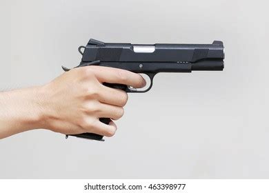 Hand Holding Pistol Handgun Weapon Gun Stock Photo 460648714 | Shutterstock