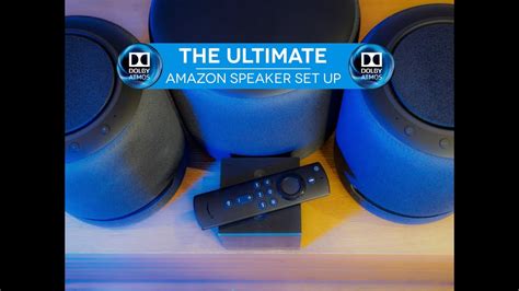 The Ultimate Amazon Speaker Home Cinema Set Up | Two Echo Studio's Plus Echo Subwoofer! - YouTube