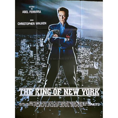 THE KING OF NEW YORK French Movie Poster - 47x63 in. - 1990