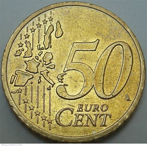 50 Euro Cenţi 2003 A, Euro (2002-prezent) - Germania - Monedă - 29149