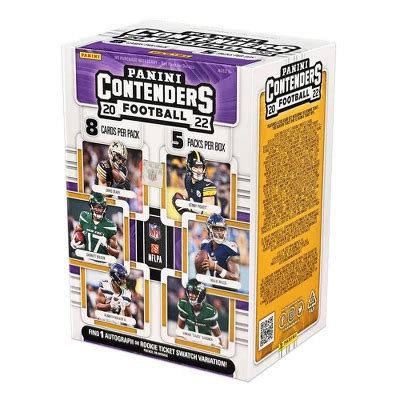 2022 Panini Nfl Contenders Football Trading Card Blaster Box : Target