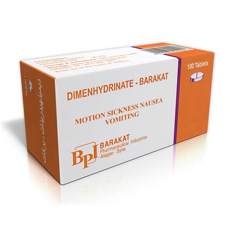 Dimenhydrinate | BPI - Barakat Pharma