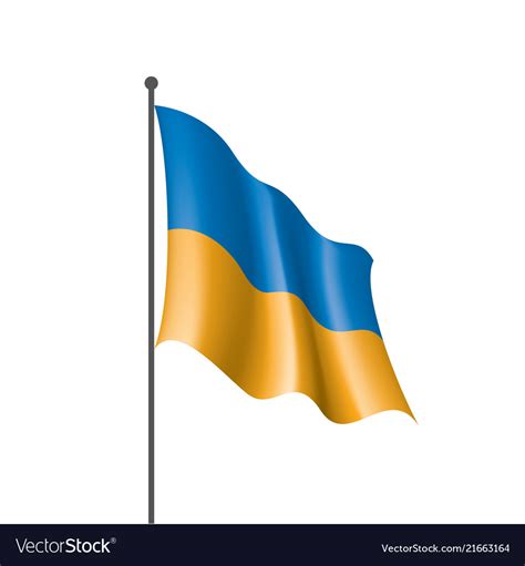 Ukraine flag Royalty Free Vector Image - VectorStock