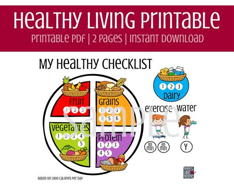 Myplate Daily Checklist | ubicaciondepersonas.cdmx.gob.mx