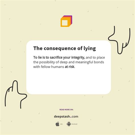 The consequence of lying - Deepstash