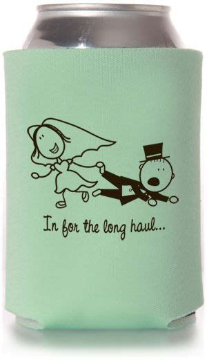 Retro Wedding Can Coolers … | Wedding koozies funny, Wedding koozies ...