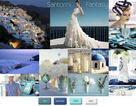 Weddings in Santorini, Greece: inspiration boards ~ Weddings in Greece | Destination Weddings ...