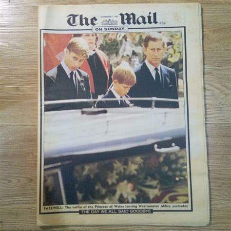 Princess Diana's Funeral - The Mail 07-Sep-1997 on Carousell