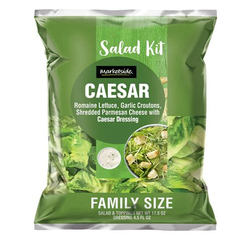 Marketside Caesar Salad Kit Family Size, 17.8 oz - Walmart.com - Walmart.com