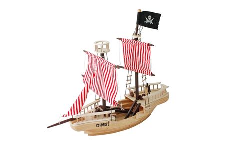 Wooden Pirate Ship Toy | Groupon