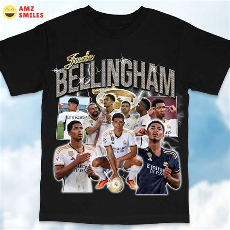 Jude Bellingham Real Madrid T shirt Hot trend Amzsmiles - Amzsmiles