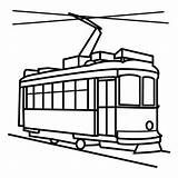 Tramway Coloring Pages sketch template