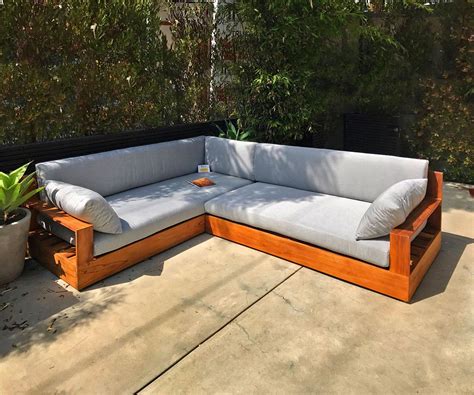 Erika Deep Seating Teak Sectional with Cushion - IKsun Teak Patio ...