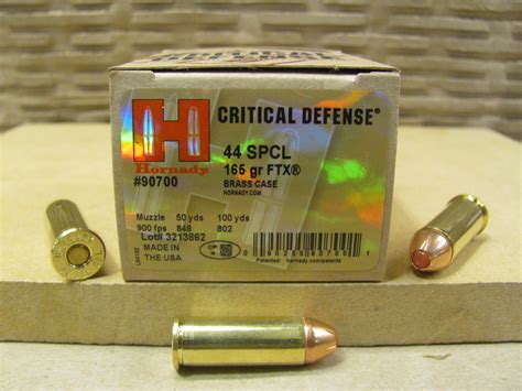 200 Round Case - 44 Special 165 Grain Hornady Critical Defense Ammo - 90700 | SGAmmo.com