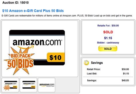 Amazon Gift Cards Deals: The Best In the Industry ~ Quibids Strategies, Quibids Review and Penny ...