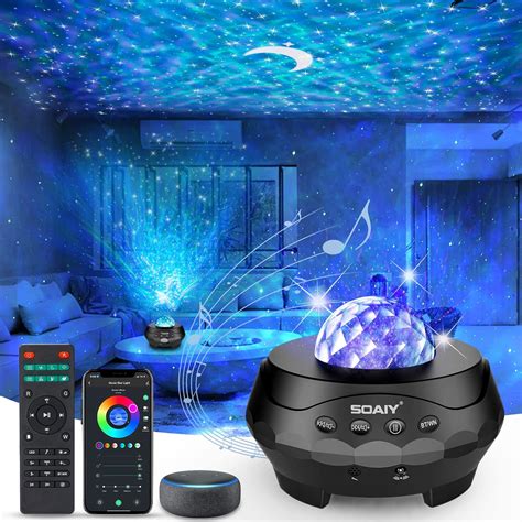 Amazon.com: SOAIY Star Projector, Galaxy Projector Starry Night Light ...