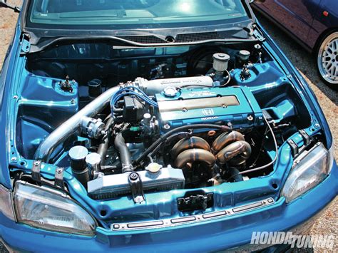 Honda Civic Custom Blue Engine #Civics #Import #FastFurious | Engines | Pinterest | Honda civic ...