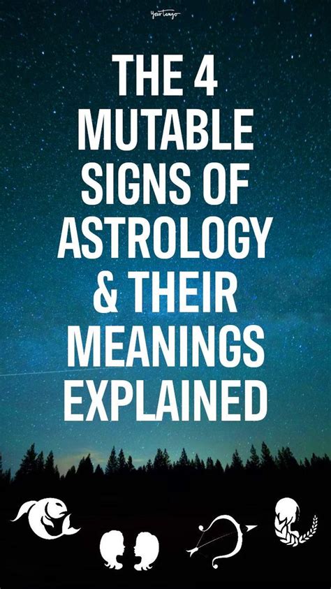 The 4 Mutable Signs Of Astrology & Their Meanings Explained | Astrology ...