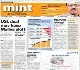 Mint Epaper : Today Mint Online Newspaper