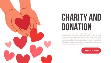 Donation and charity concept. Can use for web banner, infographics ...