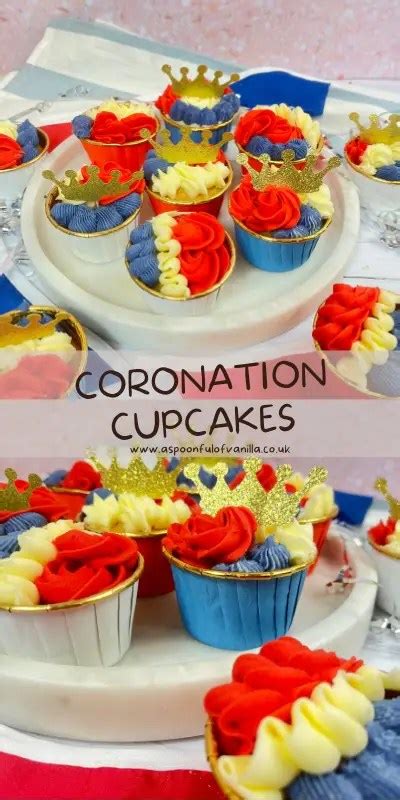 Coronation Cupcakes - A Spoonful of Vanilla