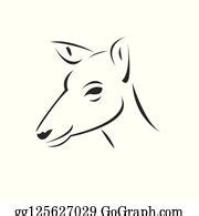 900+ Clip Art Black And White Deer | Royalty Free - GoGraph