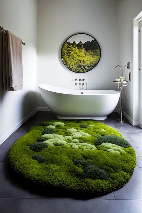 Moss Bath Mat DIY | Home interior design, Dream house decor, Dream home design