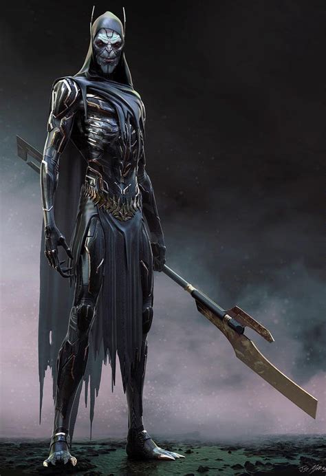 Avengers-Infinity-War-Concept-Art-Jerad-Marantz-08-Corvus Glaive | Concept Art World