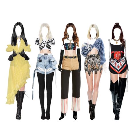 Fashion set K-pop girl group - MV outfits created via | Kpop fashion outfits, Teenage fashion ...