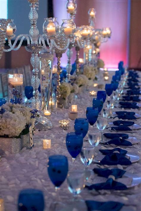 25 Elegant Blue And Silver Wedding Decorations Ideas For Wedding Decor Perfectly | Silver ...