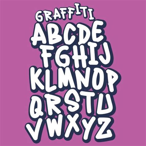 Handmade Street Style Graffiti Font 226436 Vector Art at Vecteezy