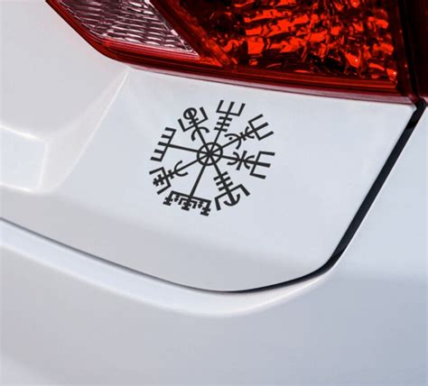 Viking Car Decal Vegvisir Viking Car Sticker / Viking | Etsy