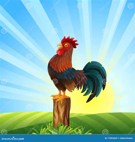 Crowing Cartoons, Illustrations & Vector Stock Images - 996 Pictures to ...