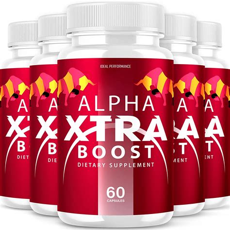 Alpha Xtra Boost Nutrition Supplement Pills, 5 Pack (300 Capsules) - Walmart.com